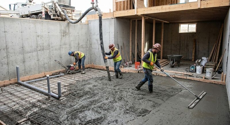 Basement Concrete Installation in Hudson, FL