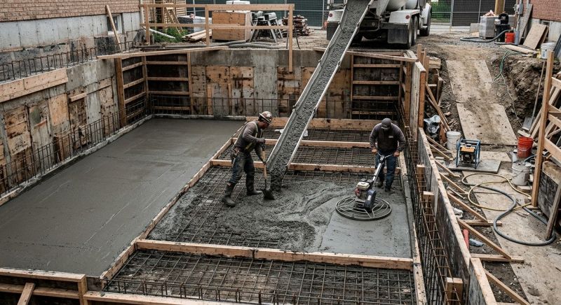 Basement Concrete Installation in Lutz, FL