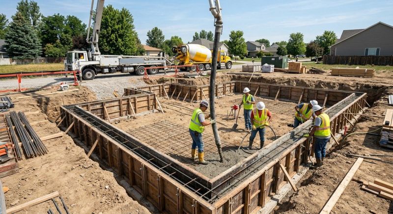 Cement Foundation Installation in Pasco County, FL