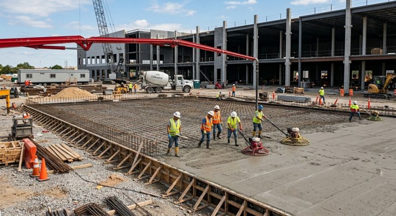 Commercial Slab Construction in Land O Lakes, FL