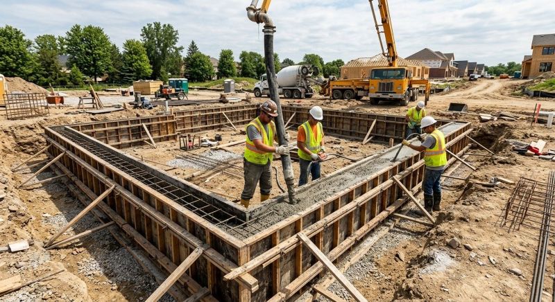 Foundation Wall Pouring in Hudson, FL