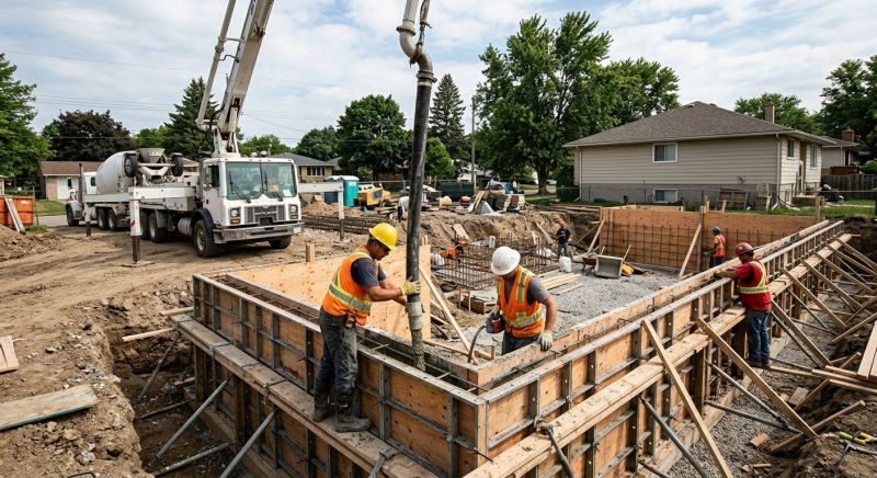 Foundation Wall Pouring in Tampa, FL